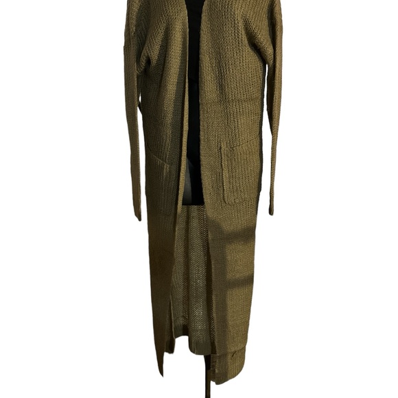 Khaki Light Weight Maxi Cardigan. - Size 2X - Picture 2 of 7